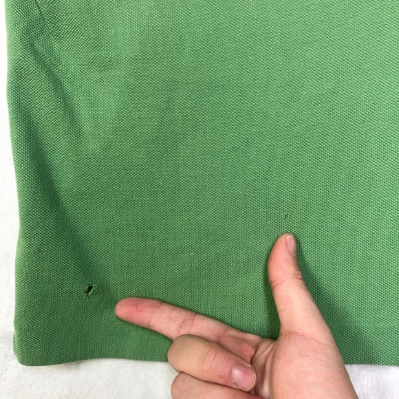 Lacoste Classic Polo Shirt Men's 7 / 2XL Green Tennis Prep Summer Pique Cotton - Picture 10 of 10